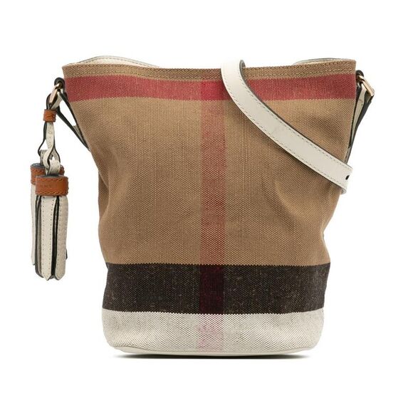 Pre Loved burberry Women Brown Bucket Bags - Picture 1 of 8